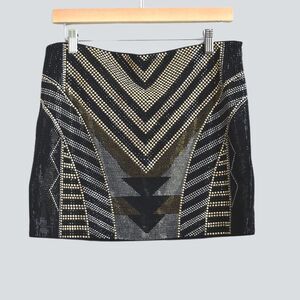 FATE Women's Studded Mini Skirt Size M